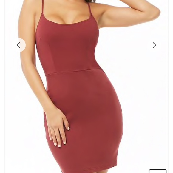 Lace up back mini dress in the color wine! 🍷 - Picture 1 of 2
